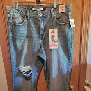 Celebrity Pink- Mid-Rise "The Bestie" Girlfriend Jeans.